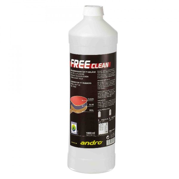 Andro Free Clean VOC free rubber cleaner" 1000ml Refill