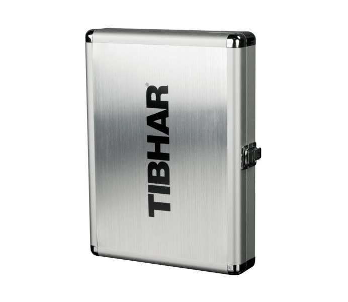 Tibhar Aluminium Bat Case CUBE Exclusive Silver
