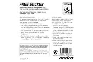 Andro Gluing Foil - VOC free, Glue sheet