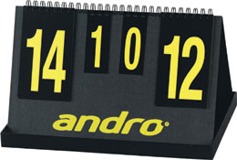 Andro Score Board - Fair Play - Sturdy - No more tearing numbers