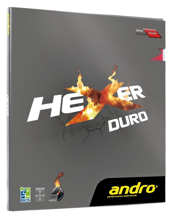 andro Hexer Duro, More Spin, More control More Durable