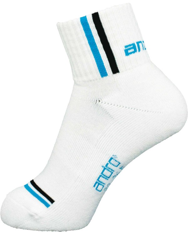 andro Table Tennis Sock Game, White/Blue