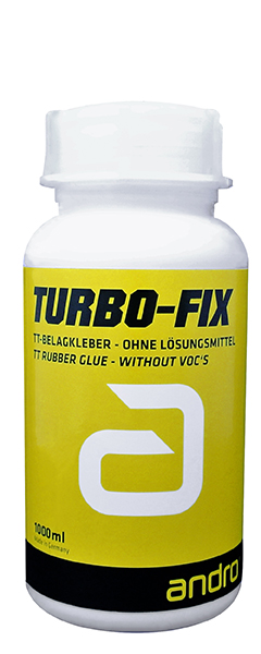 Andro Turbo Fix Table Tennis Rubber Glue without VOC 1000ml