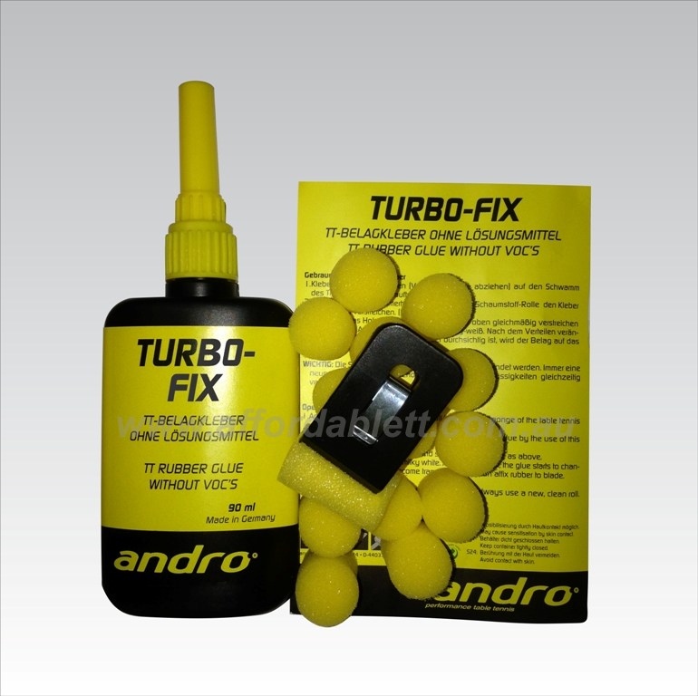 Andro Turbo Fix Table Tennis Rubber Glue without VOC 90ml
