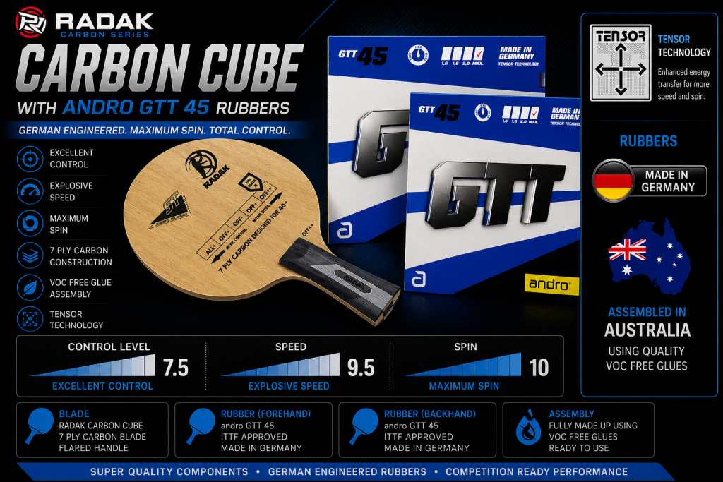RADAK Carbon Cube Ready To Play GTT 45/45 Combo