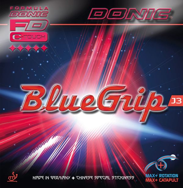 Donic BlueGrip J3 Maximum Control for Close-To-The-Table Play