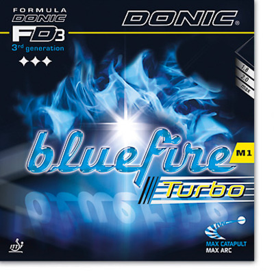 Donic Bluefire M1 Turbo - Even more Spin and Speed