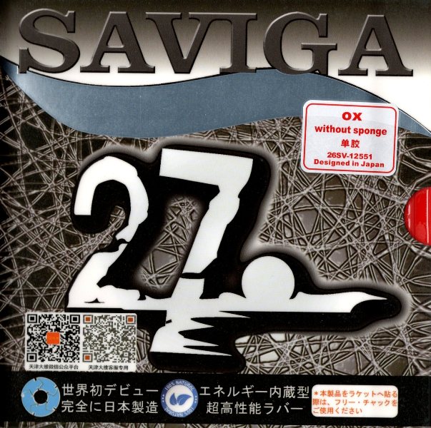 Dawei Saviga 27 Long Pips, OX - no Sponge