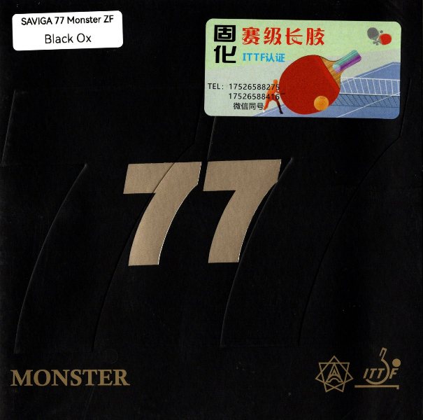 Dawei Saviga 77 Monster Long Pips ZF Version, OX - no Sponge