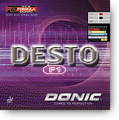 Donic Desto F1, Inbuilt Speed Glue Rubber