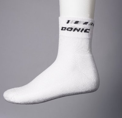 Donic Table Tennis Sock, Etna - White/Black