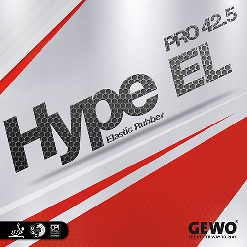 Gewo Table Tennis Rubber Hype EL Pro 42.5