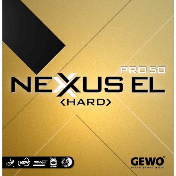 Gewo Table Tennis Rubber Nexxus EL Pro 50 Hard