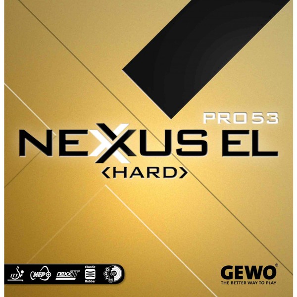 Gewo Table Tennis Rubber Nexxus EL Pro 53 Hard