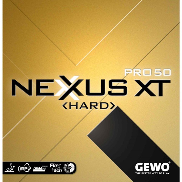 Gewo Table Tennis Rubber Nexxus XT Pro 50 Hard