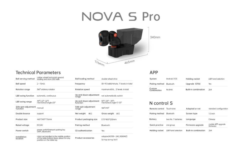 PongBot Nova S Pro