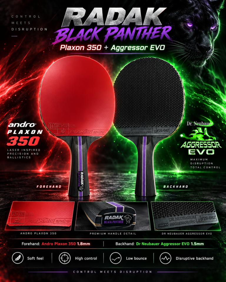 Radak Black Panther Combination Bat – Control Meets Disruption
