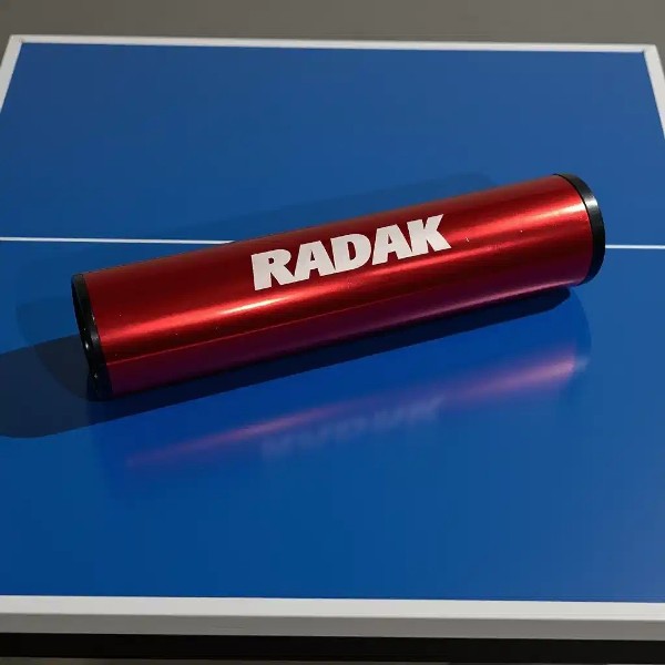 Radak Aluminum Roller and Ball Holder inc 4 x R40+ 3 Star ITTF Approved Bal