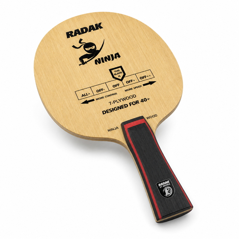 RADAK Ninja 7-Ply Offensive Table Tennis Blade