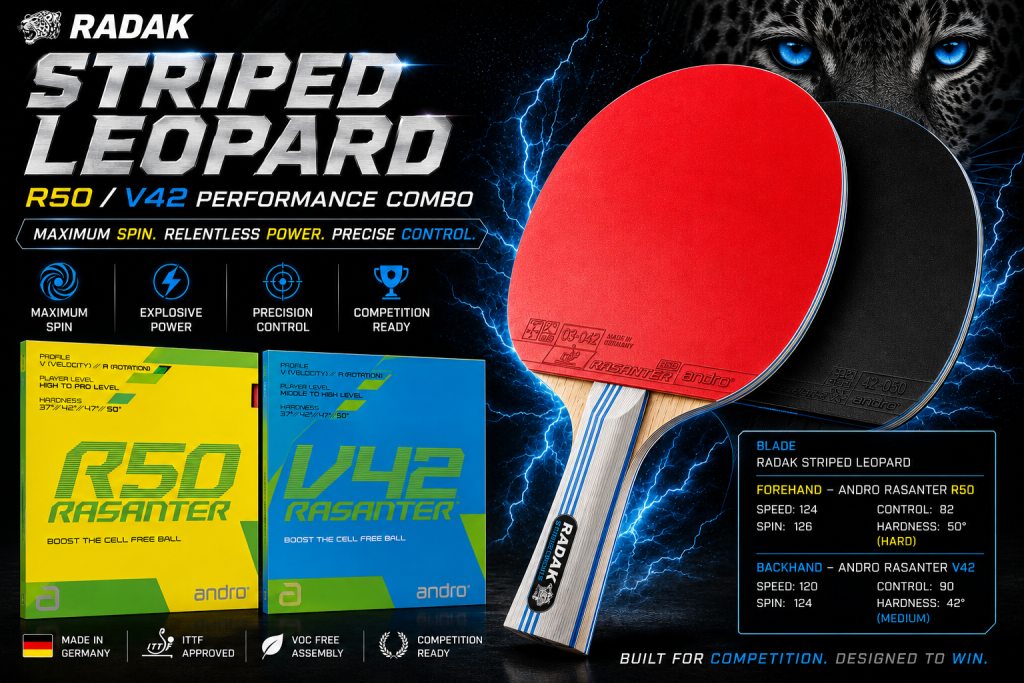 RADAK Striped Leopard Plus Andro Rasanter R50, V42
