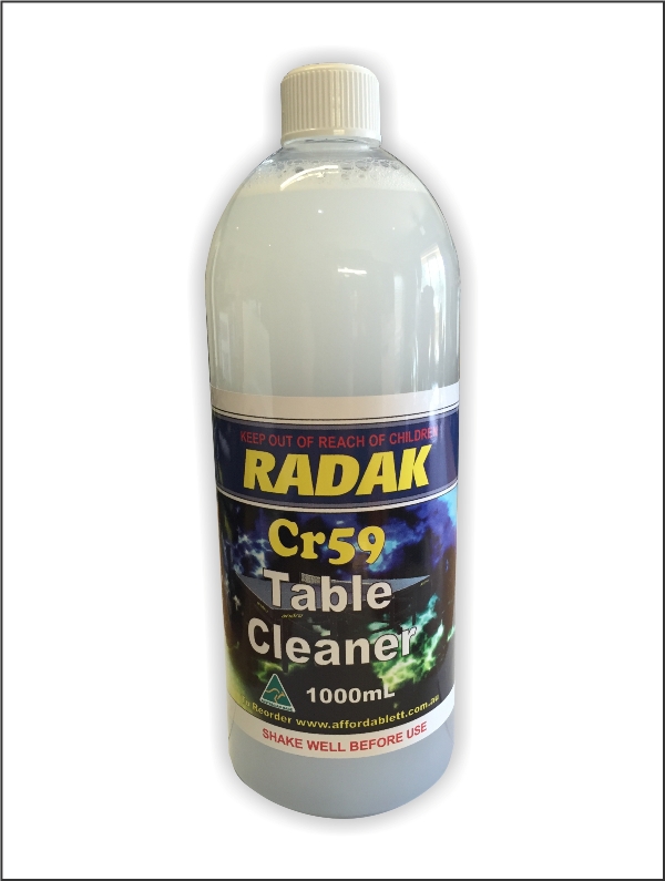Radak CR59 Table Tennis Table Cleaner 1000ml Refill - VOC Free