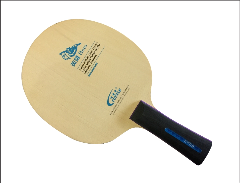 Tuttle Hero Table Tennis Blade - 7ply Arylate Carbon Offensive