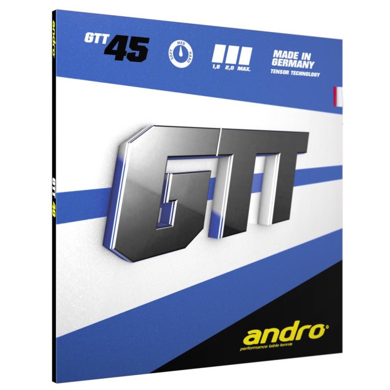 andro GTT 45 Table Tennis Rubber - Made in Germany - Tensor