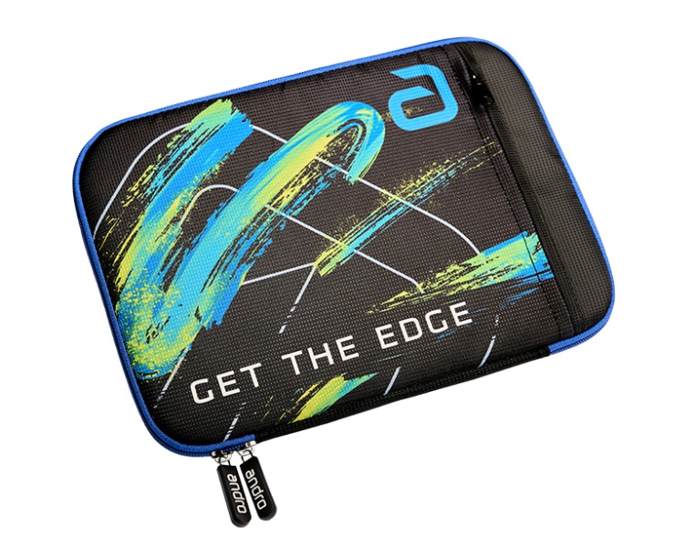 andro Single Bat Wallet Crory Black/Blue