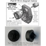 Newgy Spare Part 2000-190 Discharge Wheel