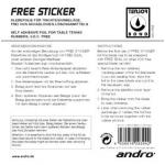 Andro Gluing Foil - VOC free, Glue sheet