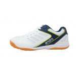 Andro Cross Step Table Tennis Shoes - White/Blue/Green- CLEARANCE