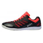 Andro Cross Step 2 Table Tennis Shoes - Black/Neon Red