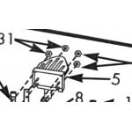 Newgy Spare Part 2000-104A, CT Support Plate, Front