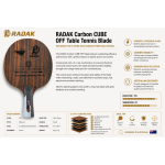 Radak ST Series Ebenholz VII Carbon, 7ply OFFENSIVE