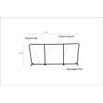 Radak Court Surrounds/Barriers 2.3m x 1M - Heavy Duty