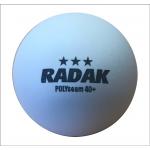 Radak Polyseam 3 star 40+ Plastic Balls, Box of 72