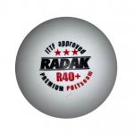 AAA Radak Polyseam R40+ 3 star Table Tennis Balls Pk 12 ITTF Approved