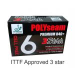 AAA Radak Polyseam R40+ 3 star Table Tennis Balls Pk 6 ITTF Approved