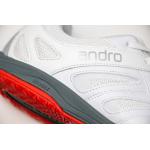 Andro Shuffle Step 2 Table Tennis Shoes - White/Red