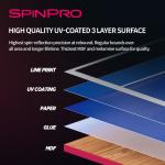 Xiom SpinPro Pro 8 ITTF Table Tennis Table, 25mm Top