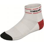Tibhar Table Tennis Sock Classic, White/Red