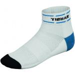 Tibhar Table Tennis Sock Classic, White/Blue