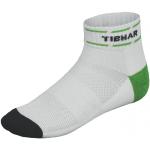 Tibhar Table Tennis Sock Classic, White/Green