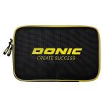 Donic Double Bat Wallet Duplex, blk/yellow