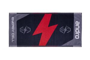 Andro Towel Energy CELL - Black Red