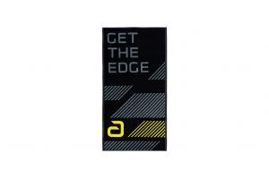 Andro Towel Get The Edge - Black Grey Yellow