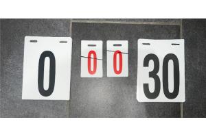 Replacement Flipper Numbers - Suits Donic and other 2 Clip System