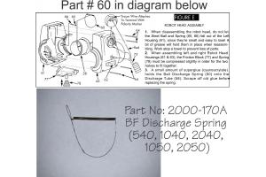 Newgy Spare Part 2000-170A, BF Discharge Spring