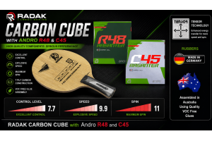 RADAK Carbon Cube Ready To Play Rasanter R48 and C45 Combo