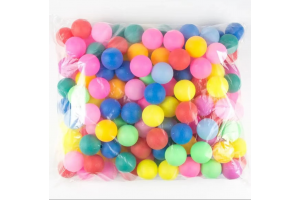 Radak Color Plastic Ball, ABS, Bag of 12